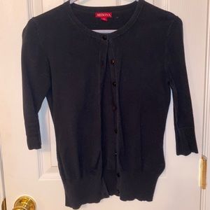 Black cardigan